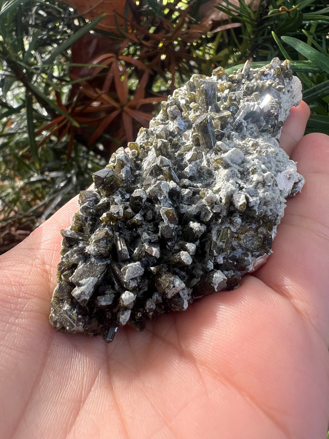 Epidote Raw Crystal Cluster 16