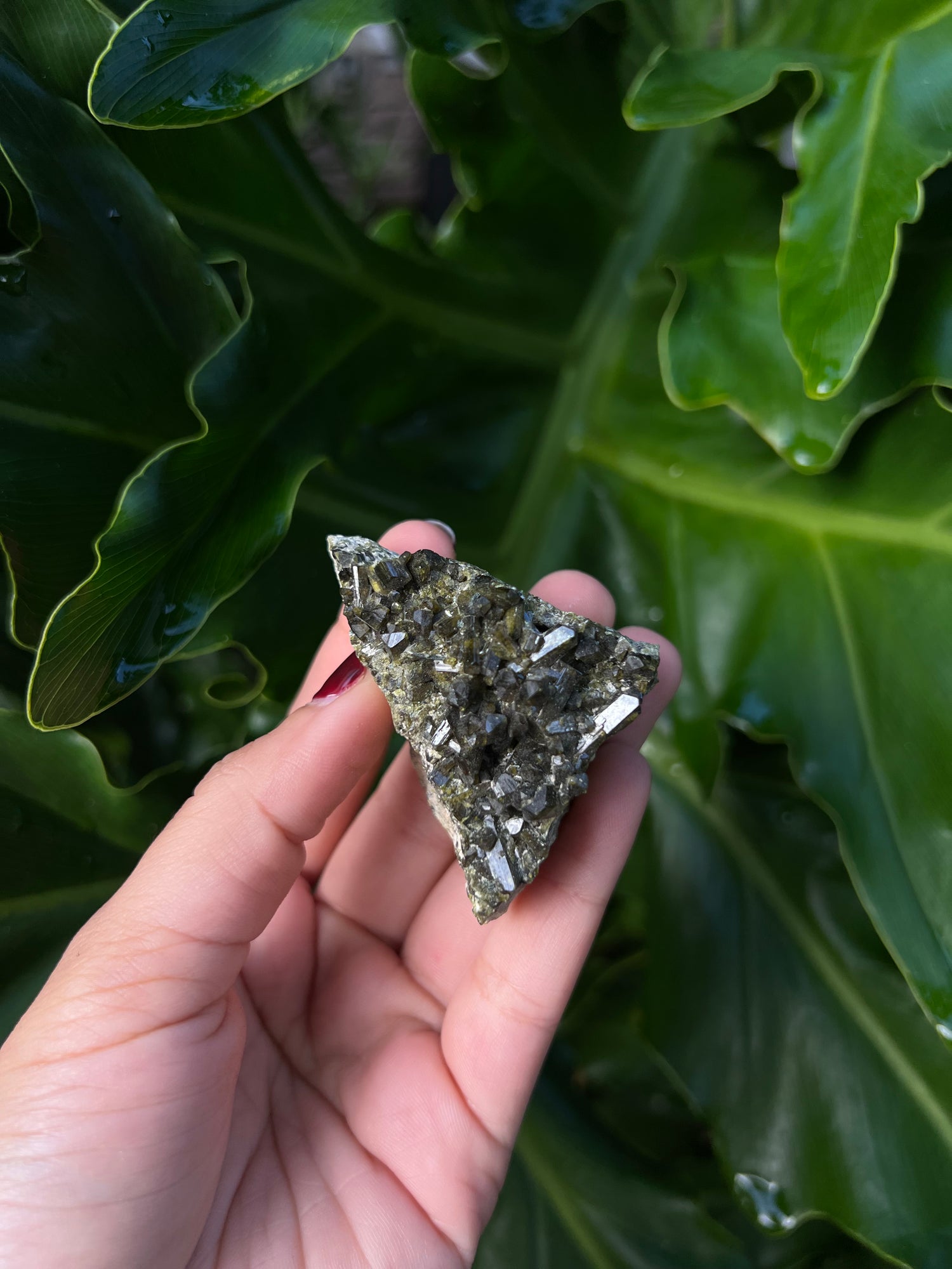 Epidote Raw Crystal Cluster 8