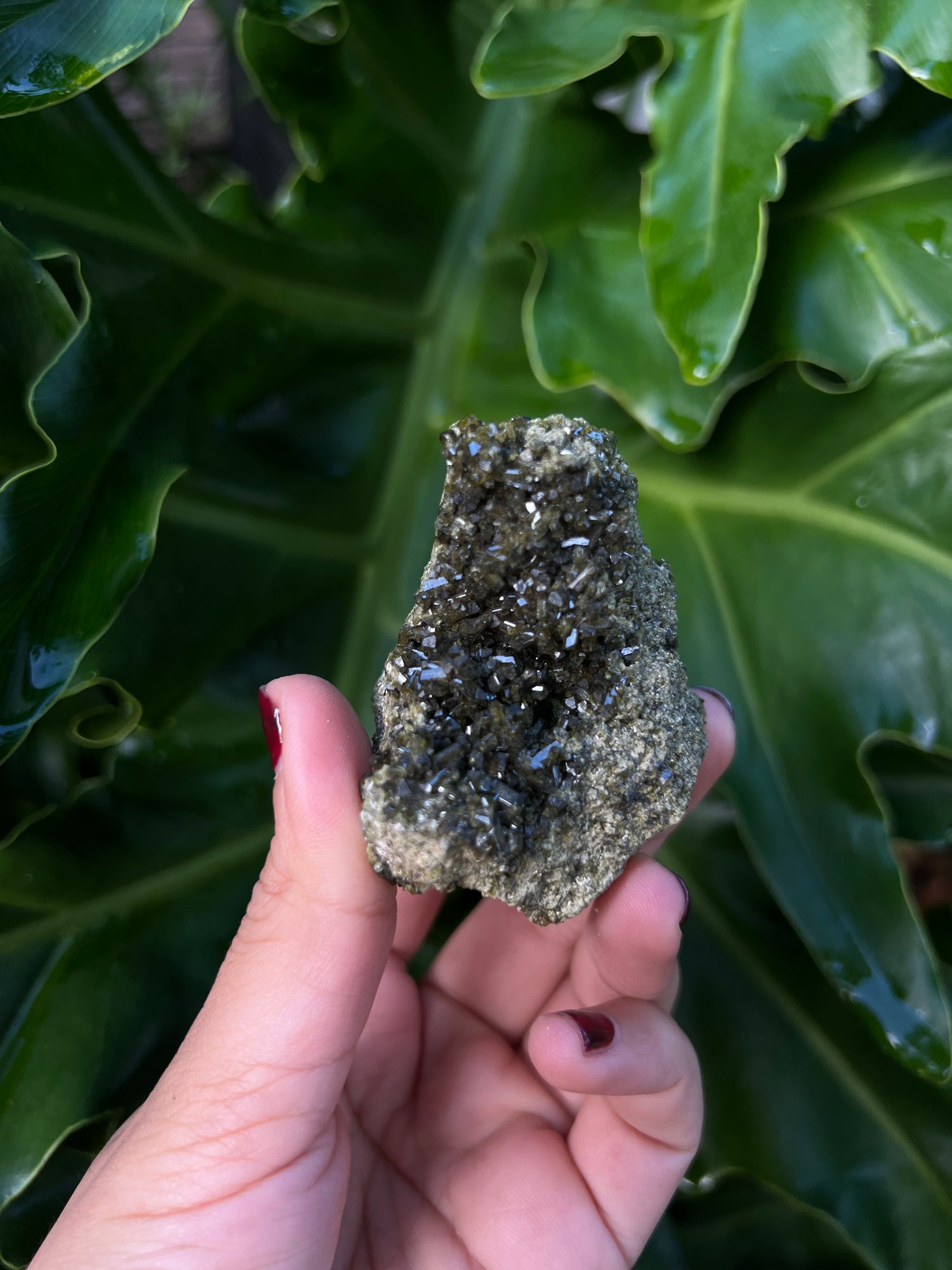 Epidote Raw Crystal Cluster 7