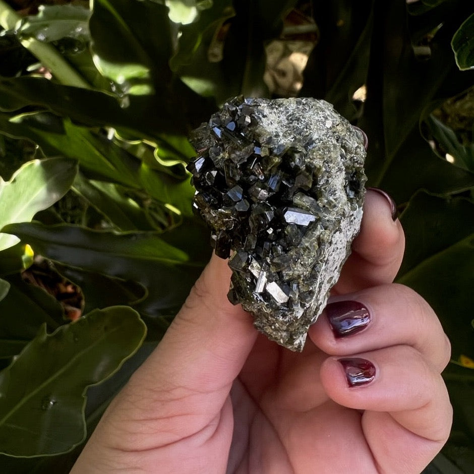 Epidote Raw Crystal Cluster 4