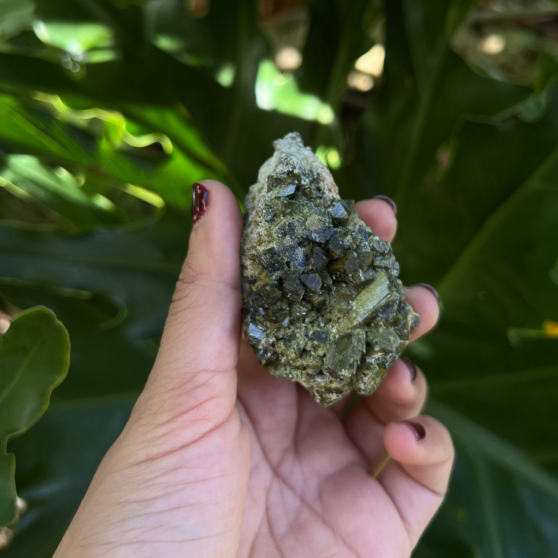 Epidote Raw Crystal Cluster 3