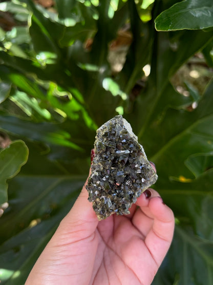 Epidote Raw Crystal Cluster