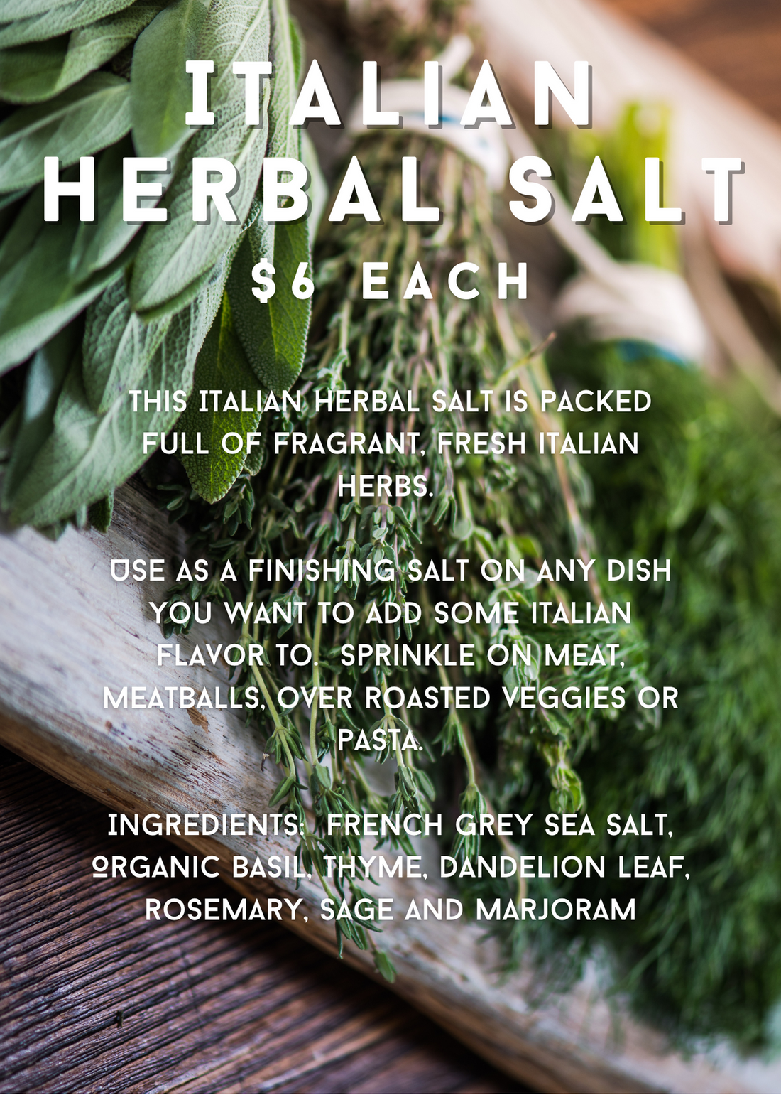 herbal product Italian Herbal Salt