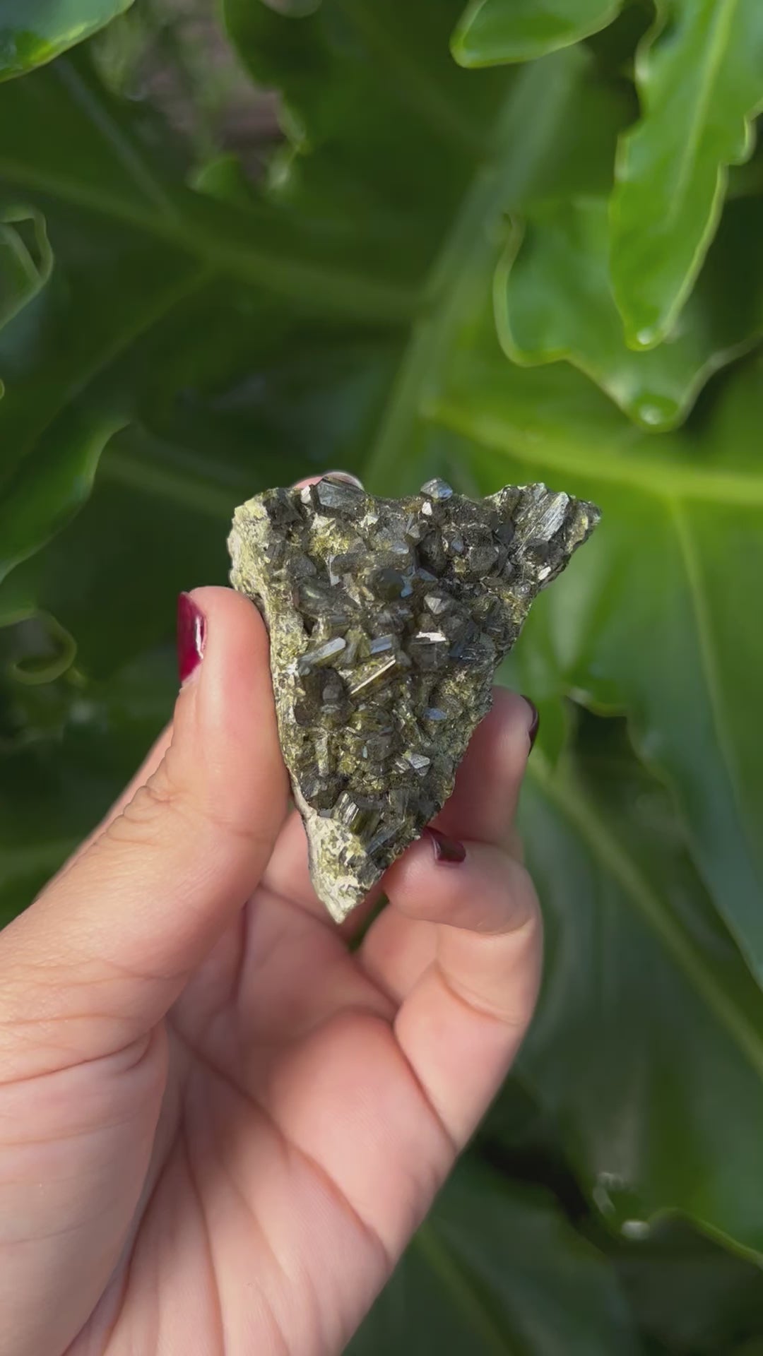 Epidote Raw Crystal Cluster 8