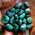 Malachite crystals